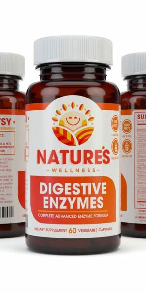 Digestive Enzymes NON-GMO Formula 3 Bottles