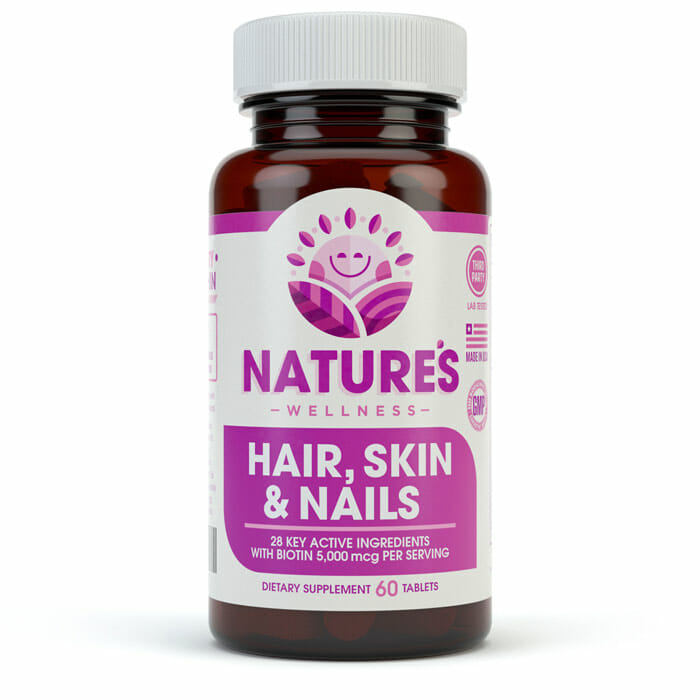 Hair, Skin, & Nails Formula - Supports Strong & Vibrant Nails