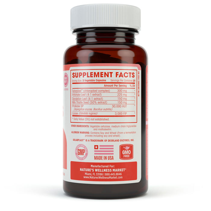 Liver Support Supplement Supports Protein and Fat Metabolism