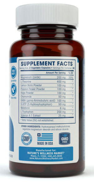 Natural SLEEP AID Right Bottle