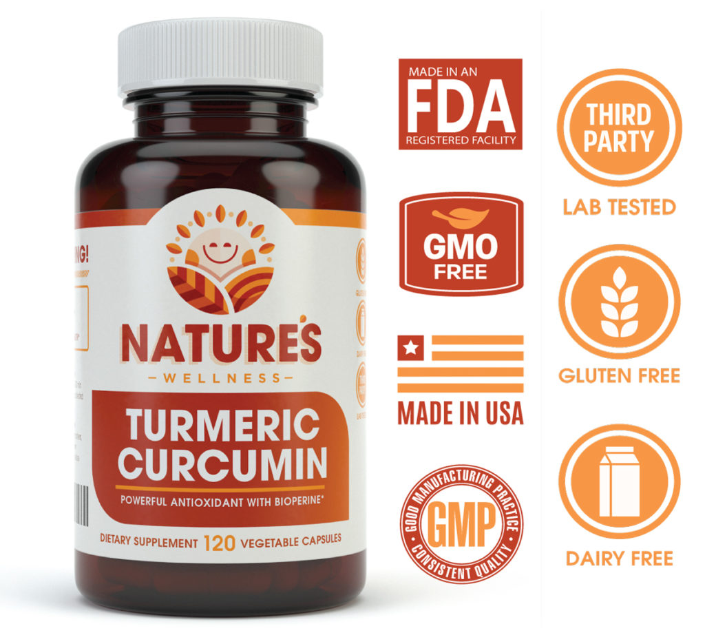 Organic Turmeric Curcumin Supplement Amazon's Best Seller